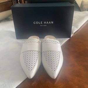 NWB - COLE HAAN MARLEE MULE - OPTIC WHITE
